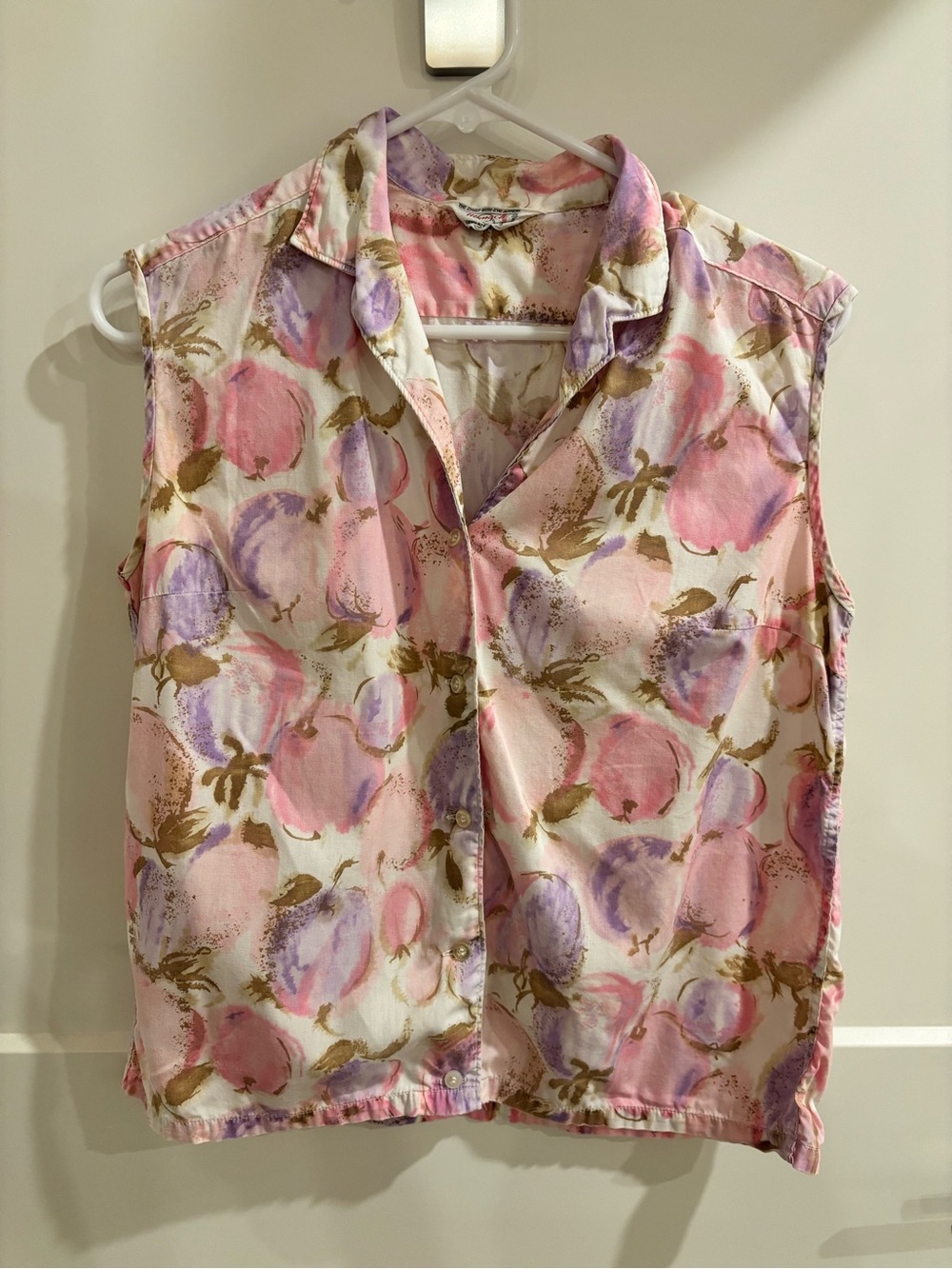 Vintage floral tank, size S/M